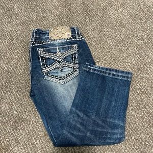 Miss Me Jeans- size 26- Signature Cuffed Capri